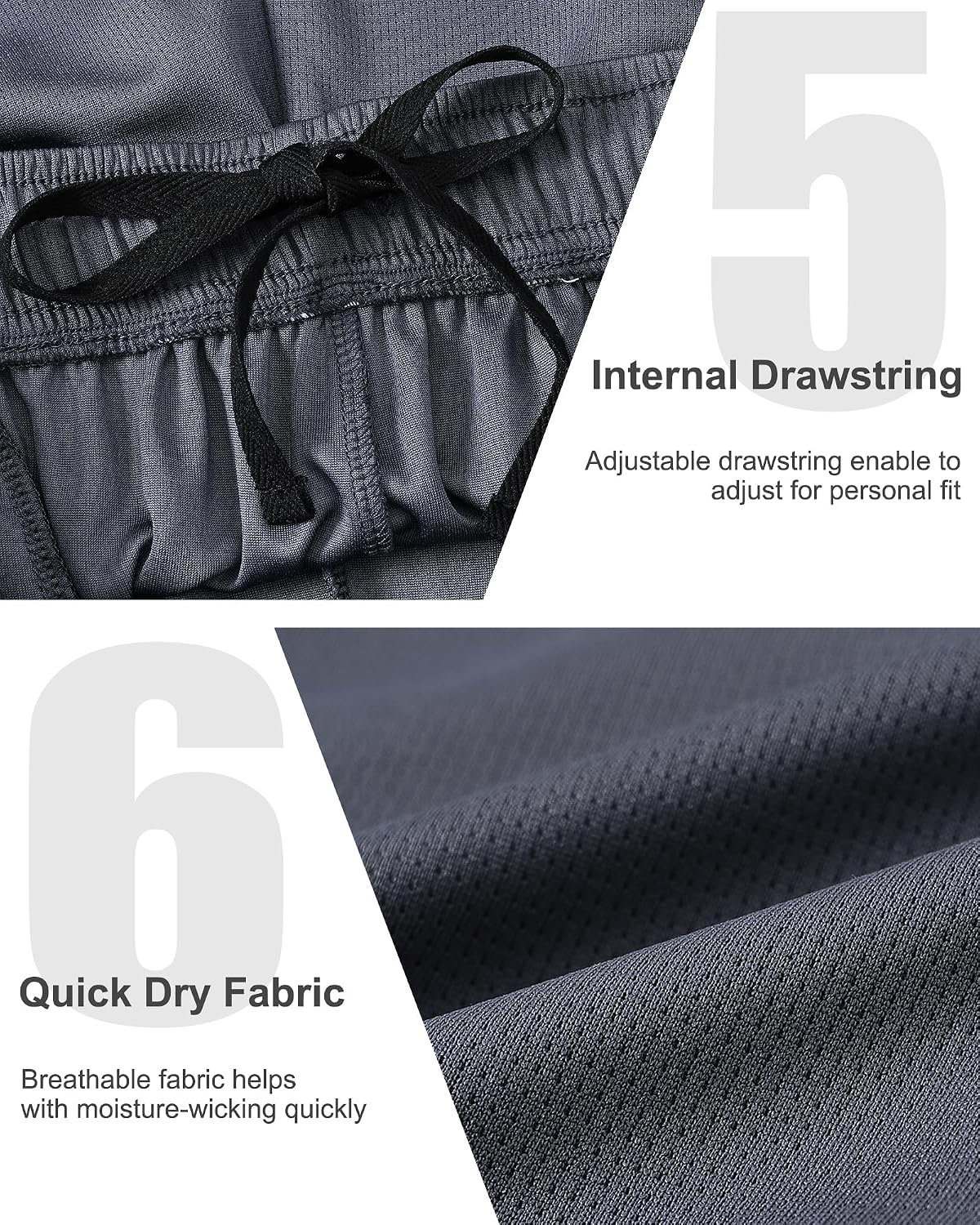 Thumbnail 4 de Tyhengta Quick Dry Running Shorts 5 inch