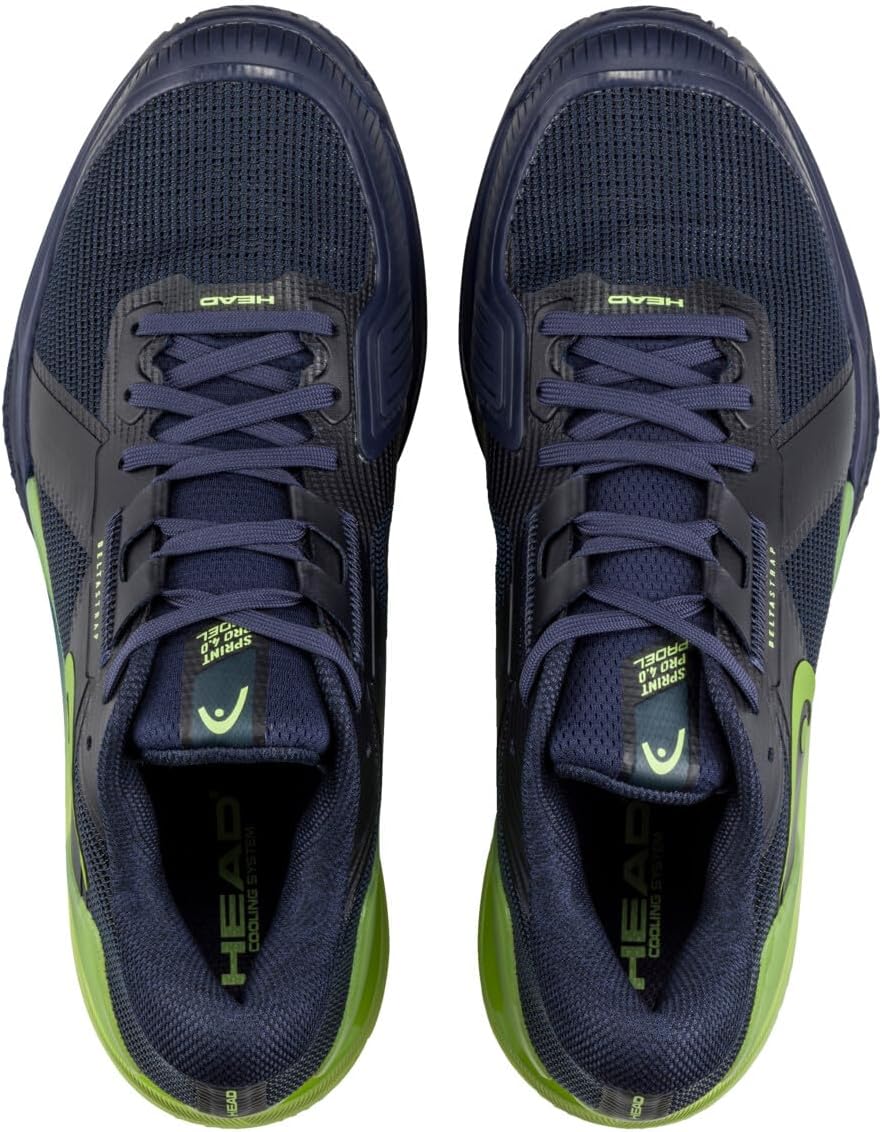 Thumbnail 6 de HEAD Sprint Pro 4.0 Padel Men, Lime, Navy — Confort et adhérence pour le jeu rapide