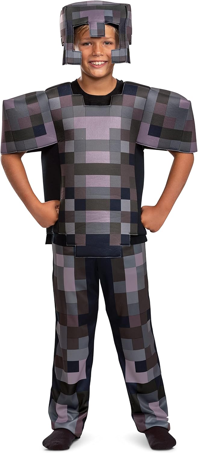 Detalle de Disguise Minecraft Nether Armor Costume for Kids, Small (4-6), Polyester