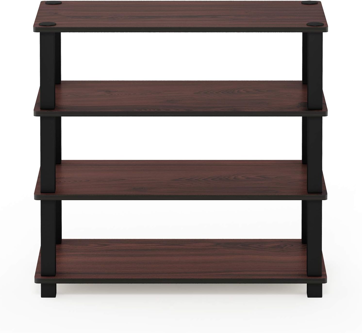 Thumbnail 5 de Furinno Scarpiere Dark Cherry and Black, 4-Tier Singolo