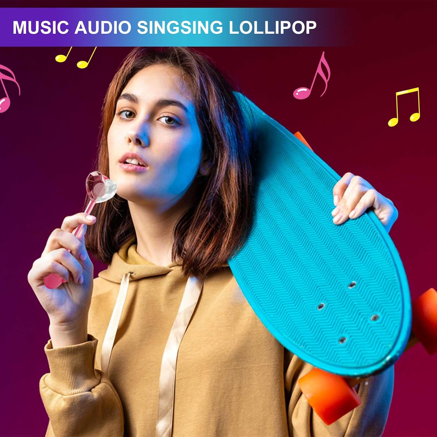 Detalle 2 de AMOS Lutscher Audio Lollipop 1x 🍬