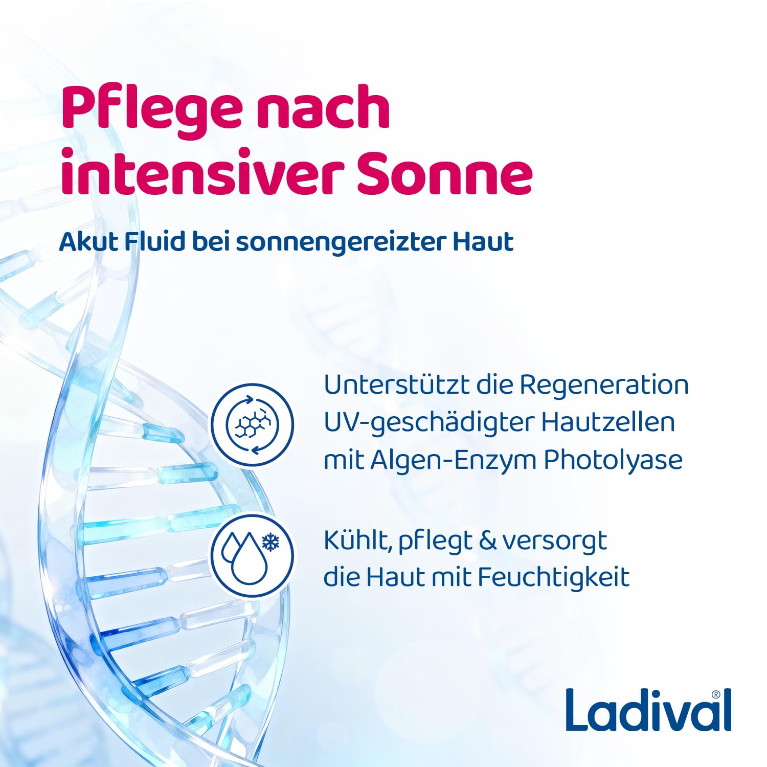 Thumbnail 5 de Ladival Sonnengestresste Haut Akut Serum After Sun Repair für das Gesicht (50 ml)