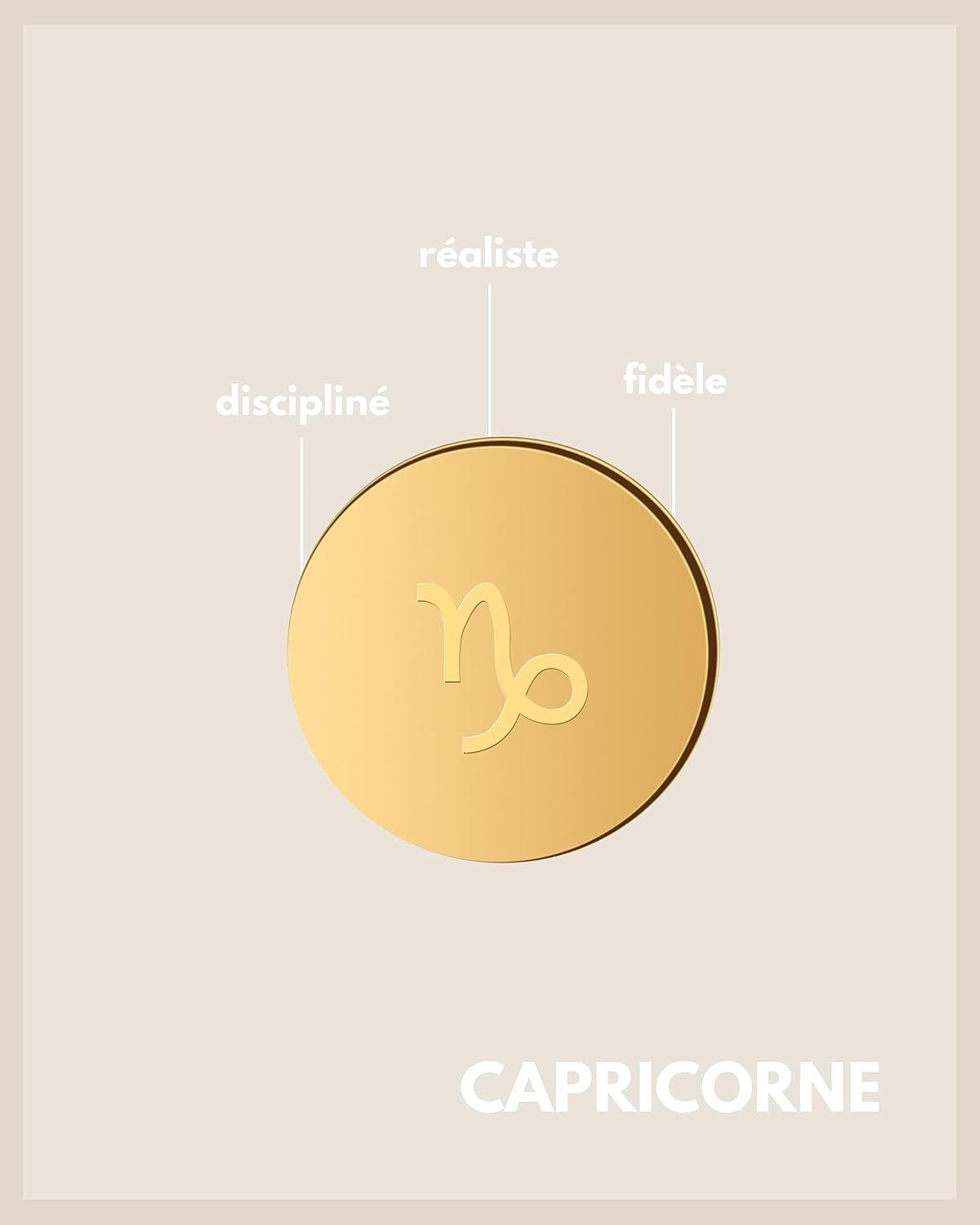 Thumbnail 1 de Good.designs Collier pour dames avec signes du zodiaque (horoscope)