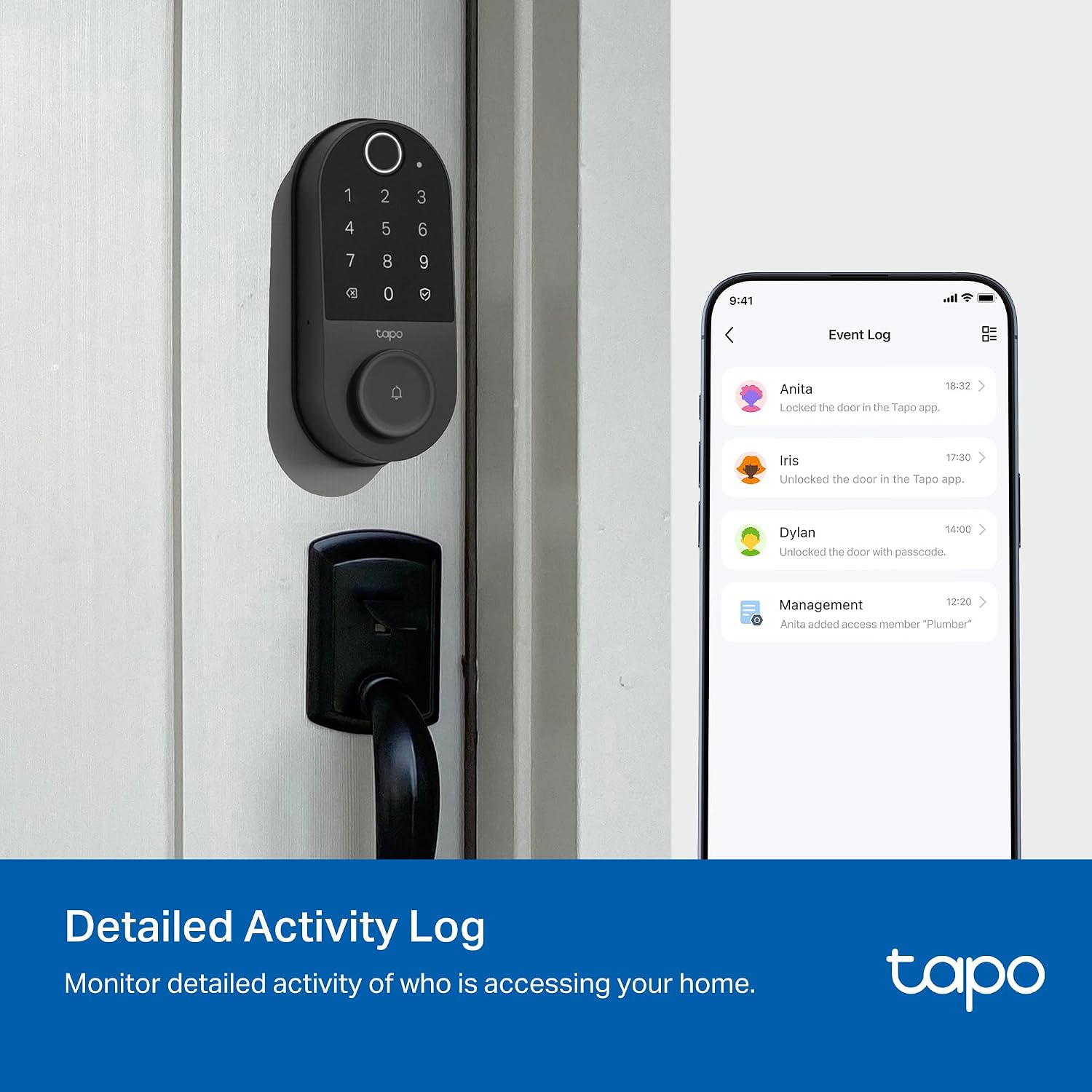 Thumbnail 5 de TP-Link Tapo DL110 Smart Deadbolt with Fingerprint 1️⃣🔒