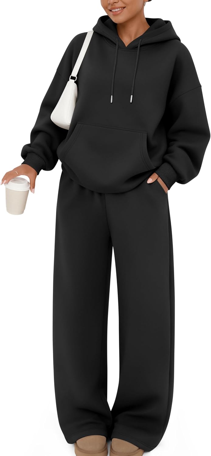 Detalle de Trendy Queen Women's Lounge Set, Cotton-Polyester Fleece