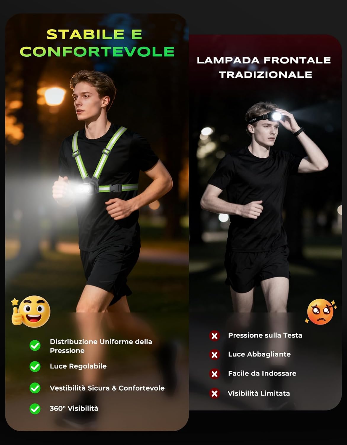 Thumbnail 2 de Rolgno Luce Running 500 Lumen per corsa
