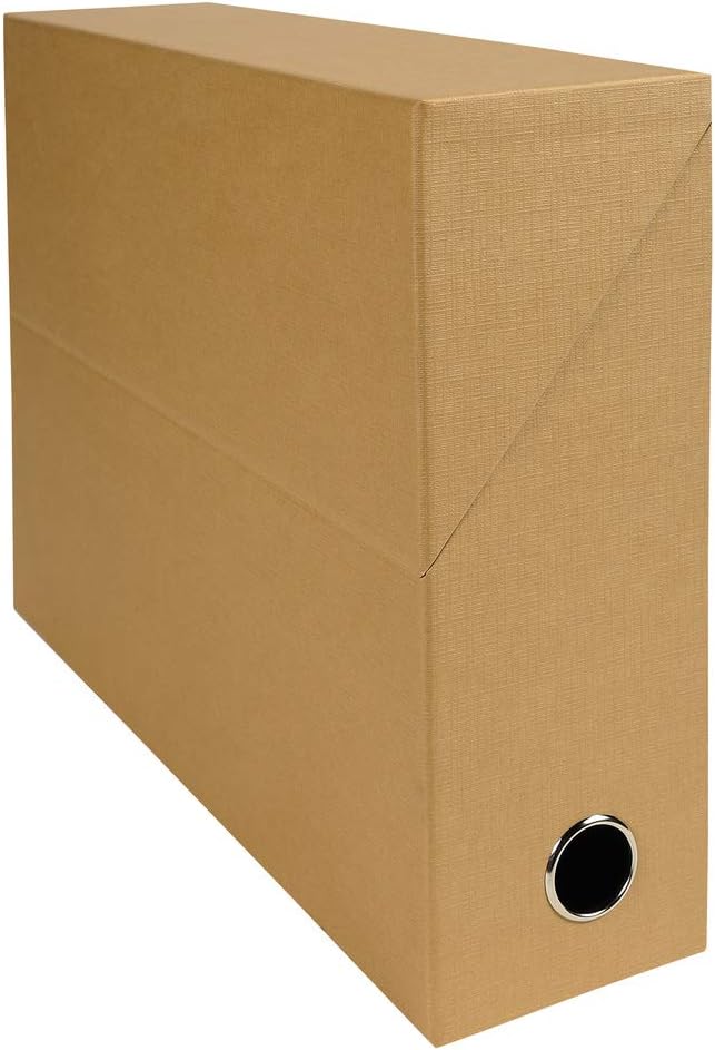 Thumbnail 4 de Exacompta 89526E – 5 boîtes transfert en papier toilé, dos 90 mm, gris, montées