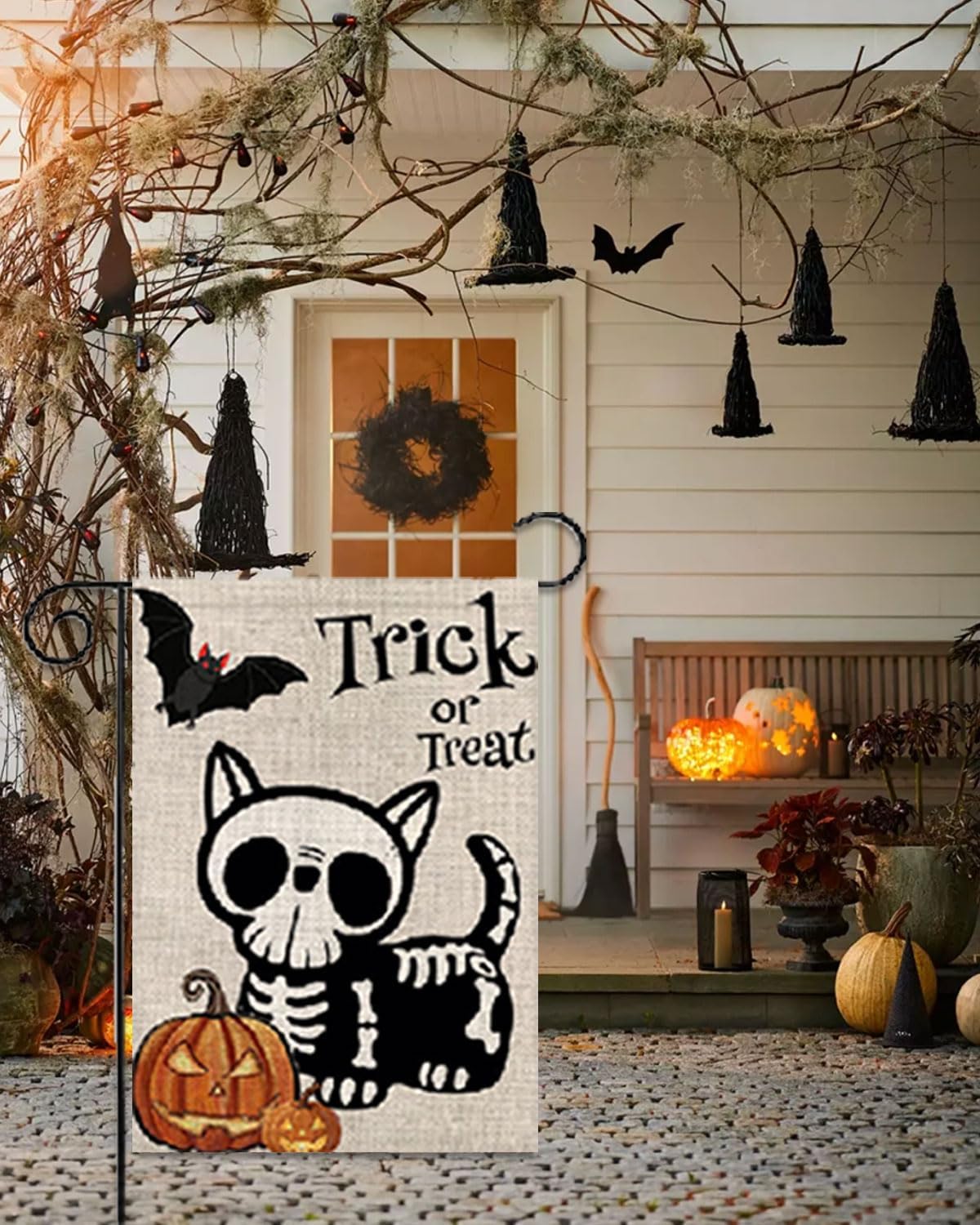 Detalle 2 de Halloween Garden Flag 12 x 18 Inch