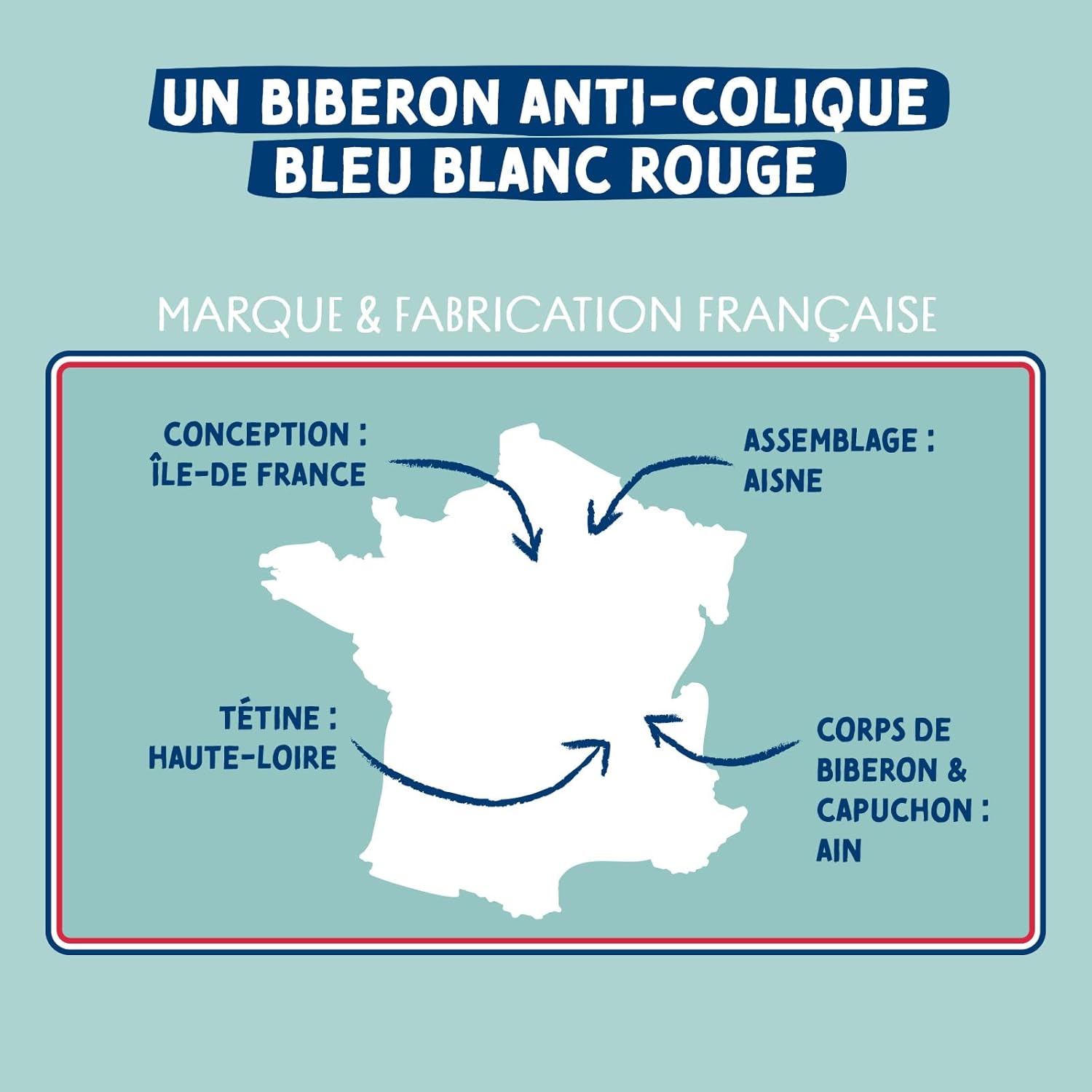 Detalle de Dodie Kit Naissance anti-colique : 6 biberons (150/270/330 ml) + sucette 0-2 mois + goupillon sans BPA