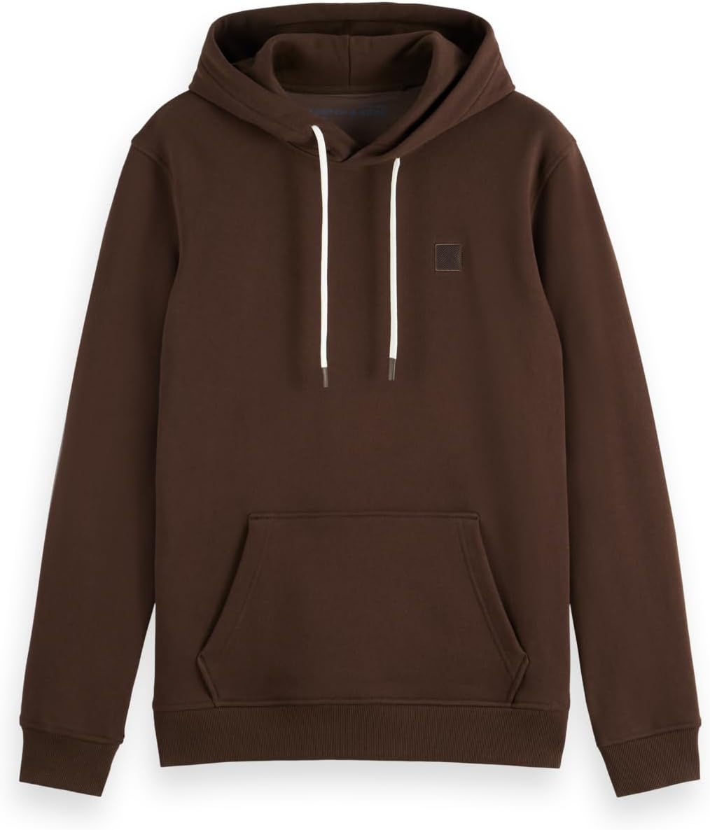Detalle de Scotch & Soda Essential Badge Logo Hooded Sweatshirt Uomo