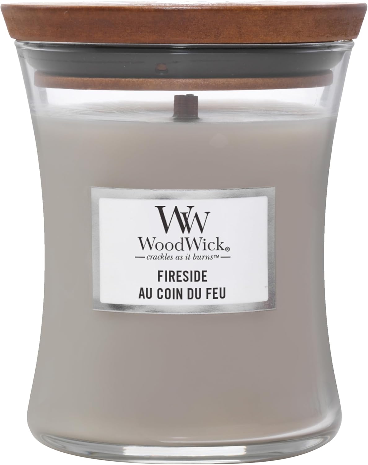 Thumbnail 6 de WoodWick Bougie parfumée — Bougie sablier moyenne Feu de bois