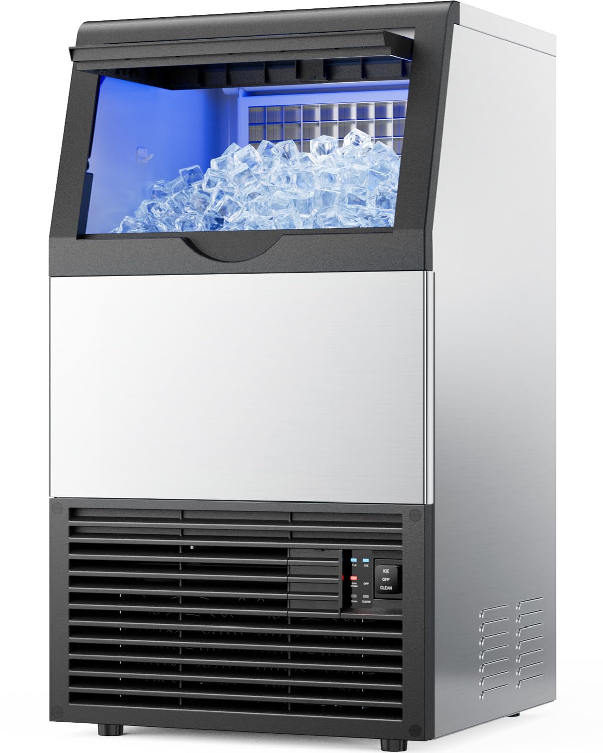 Detalle de Mojgar Commercial Ice Maker, 33 lb ice bin