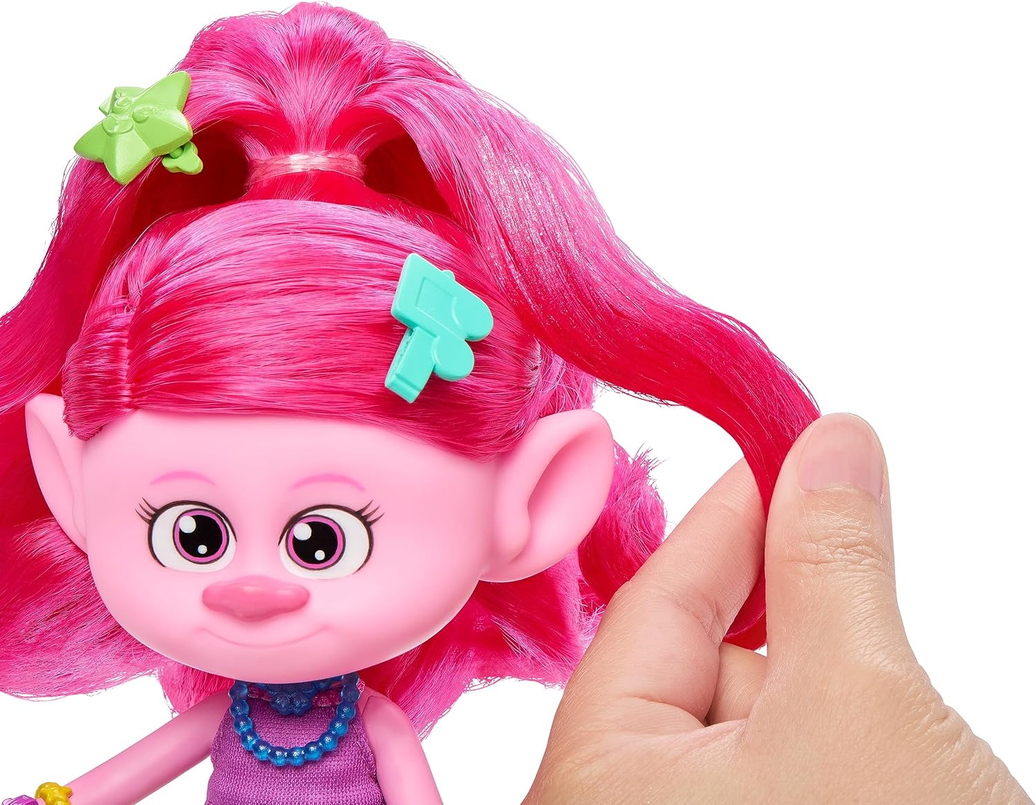 Detalle de Mattel Trolls Poppy 15 accessoires