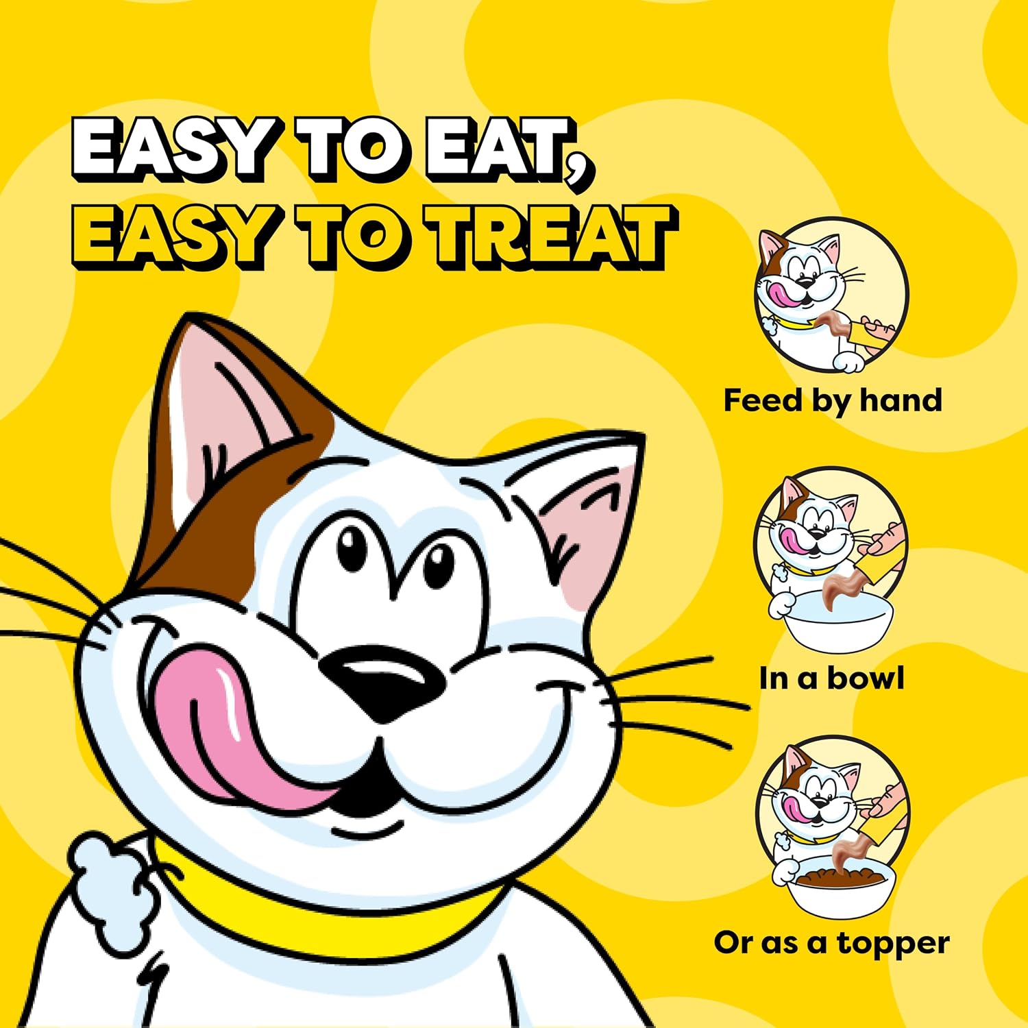 Thumbnail 6 de Temptations Creamy Puree Cat Treats, Chicken, Salmon & Tuna — 24 Count