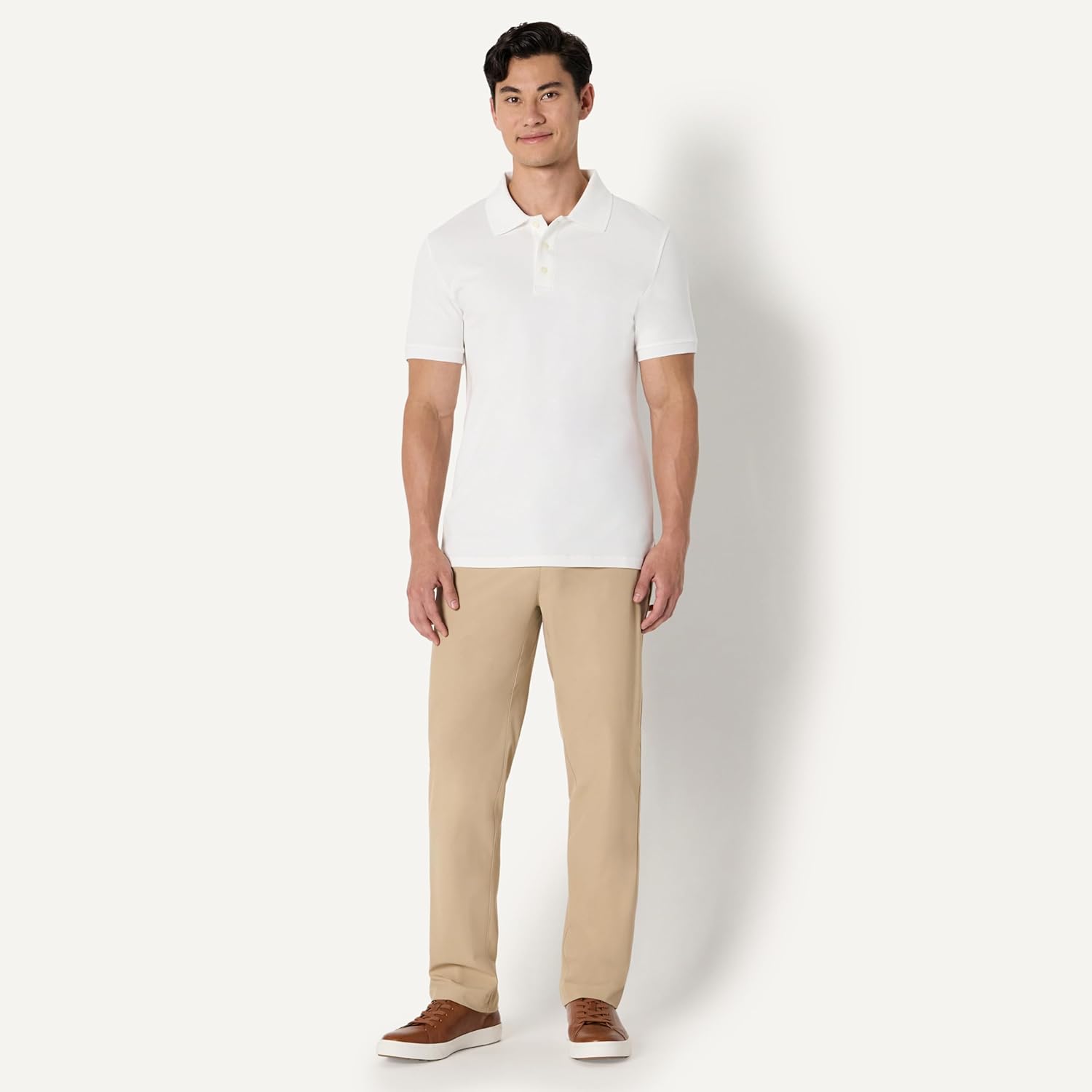 Thumbnail 4 de Amazon Essentials Herren Slim Fit Interlock-Poloshirt – 100% Baumwolle mit 3 Knöpfen