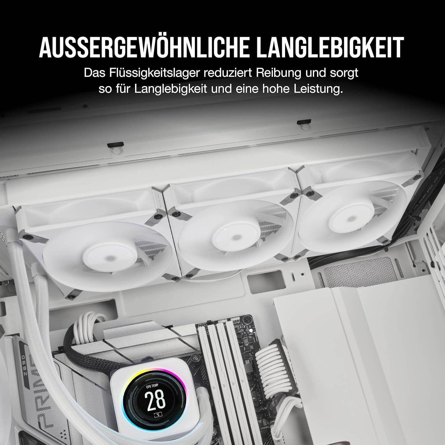 Thumbnail 5 de Corsair AF120 ELITE: Hochleistungs‑120-mm‑PWM-Lüfter mit AirGuide und Zero RPM