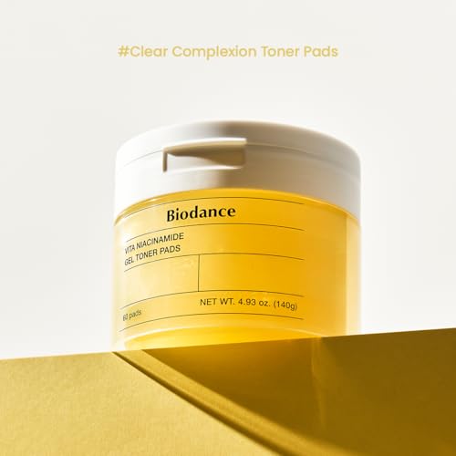 Detalle 2 de Biodance Vita Niacinamide Gel Toner Pads – Discos tónicos con vitamina C para manchas y tono uniforme (60 U, 140 g)