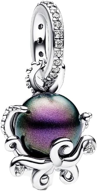 Thumbnail 4 de Feitery Charms Wildtiere – Kompatibilität für Pandora Armband, Herz Anhänger, Meerestiere