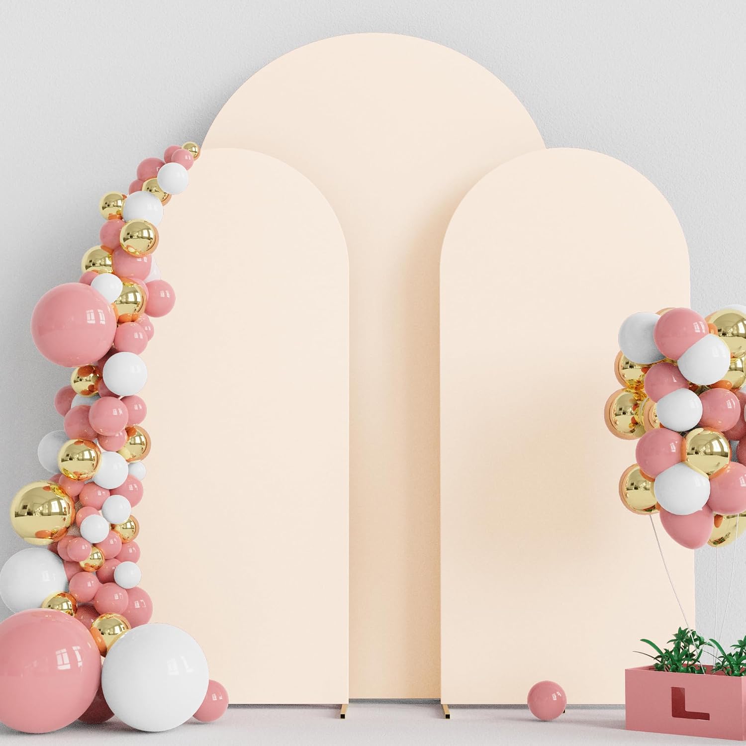 Thumbnail 5 de Wokceer Wedding Arch Backdrop Cover 7.2FT