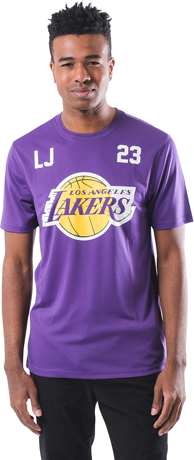 Detalle de Ultra Game Men’s NBA Official Super Soft Players T-Shirt