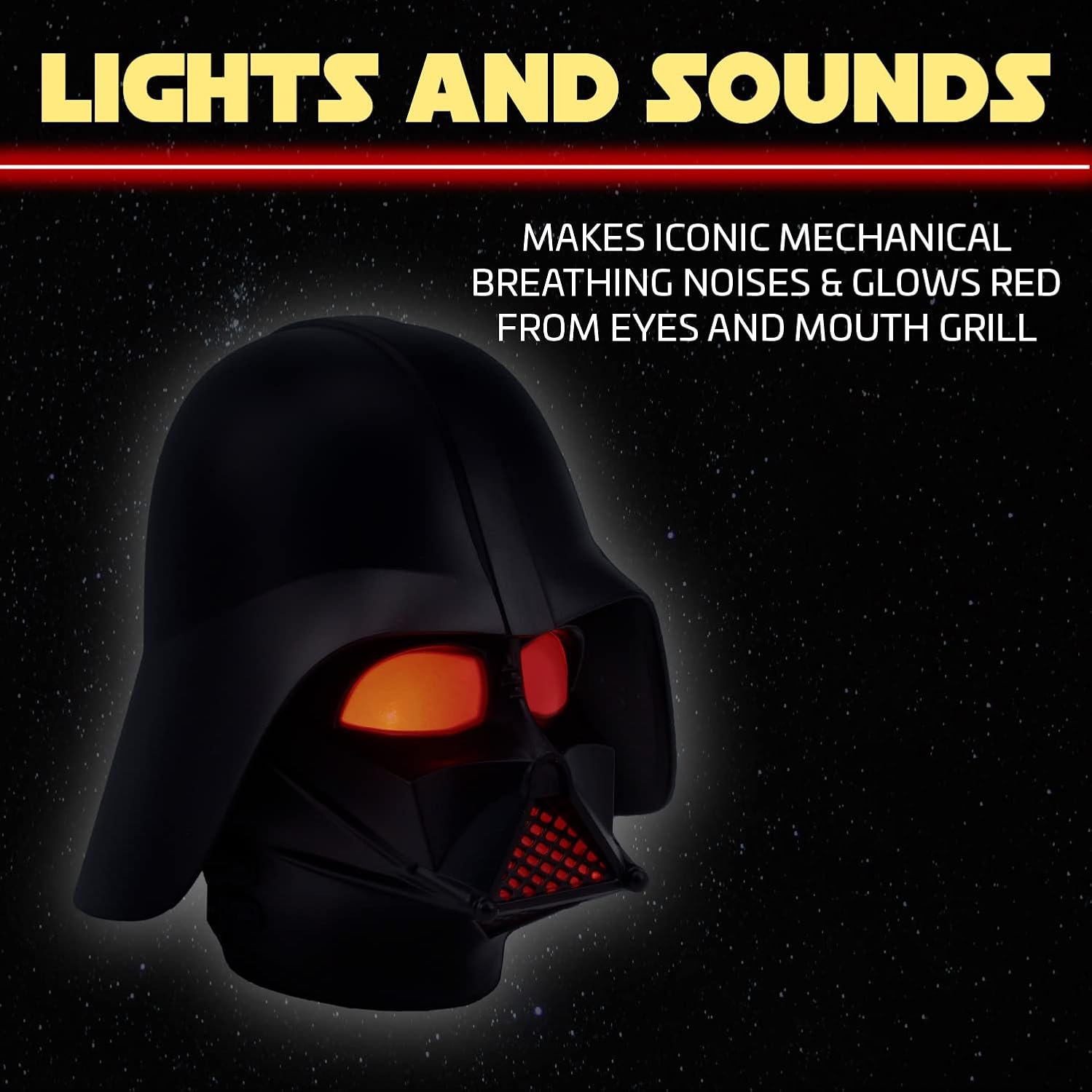 Thumbnail 4 de Paladone Movie Character Mask Lights – Darth Vader Lampada da mensola