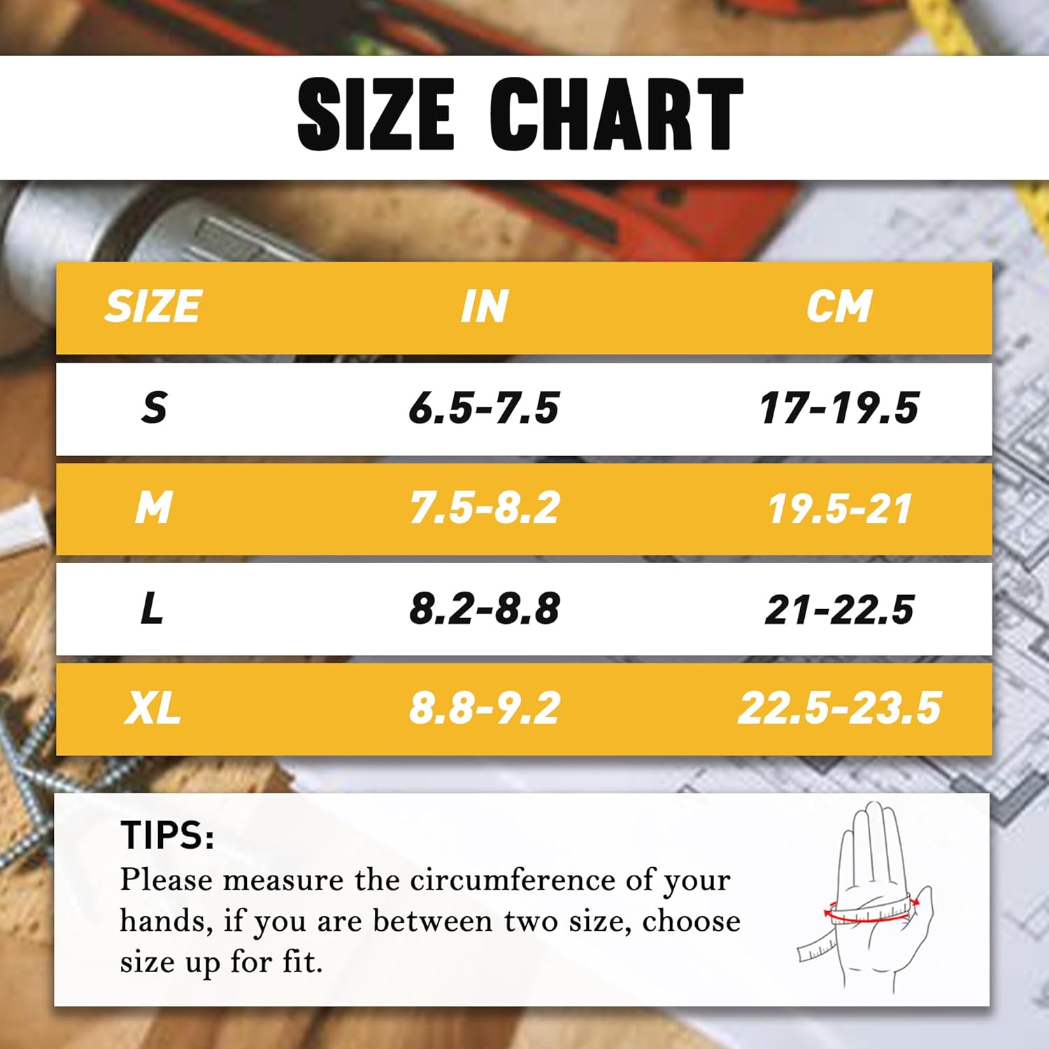 Thumbnail 5 de HANDLANDY Men Leather Gardening Gloves Large 🧤