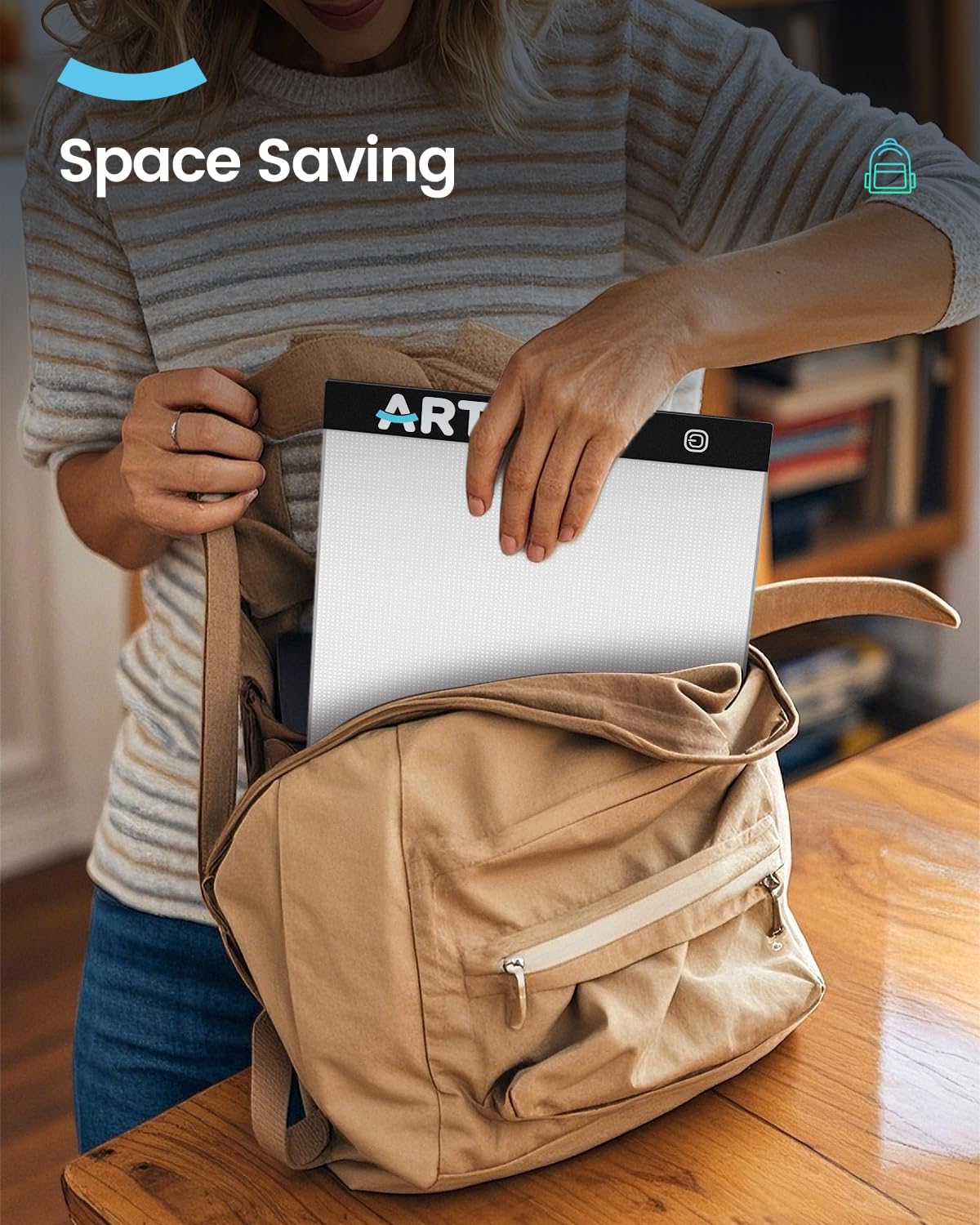 Thumbnail 3 de ARTDOT LED Light Pad for Diamond Painting Kit (A4) with Adjustable Brightness