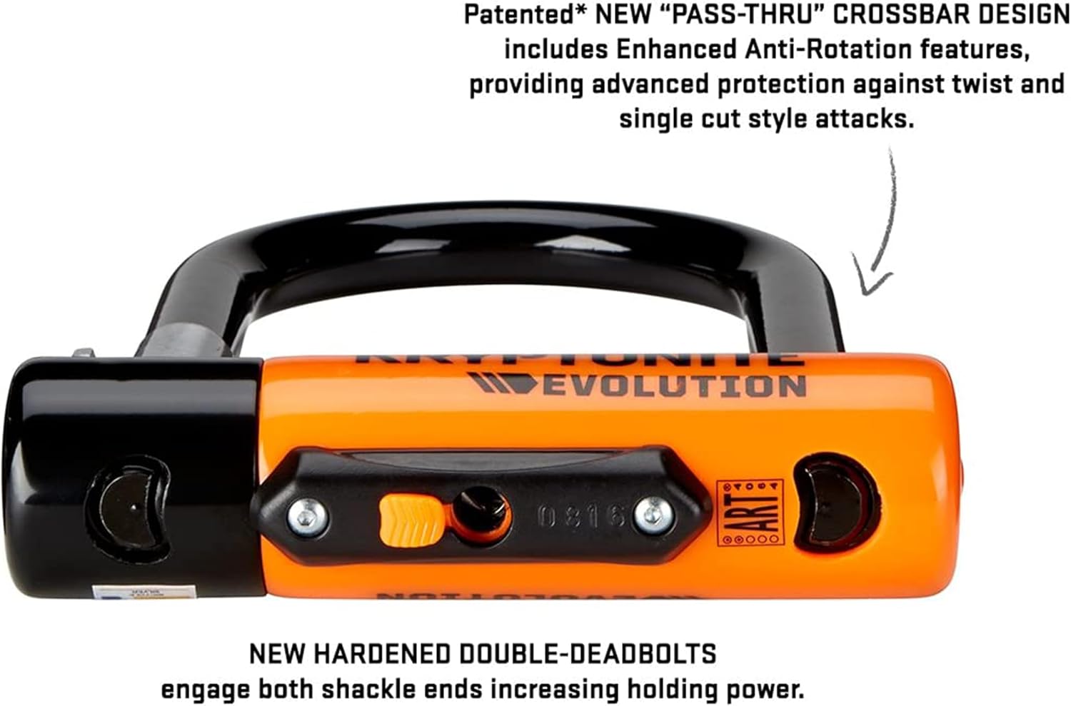 Detalle de Kryptonite Evolution Mini-7 U-lock with 4’ KryptoFlex double loop cable