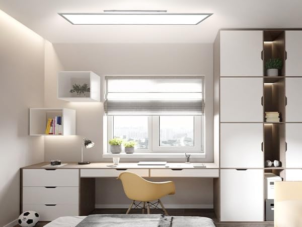 Thumbnail 6 de Omdekor ledplafondlamp 120 x 30 cm, 55 W, dimbaar met afstandsbediening