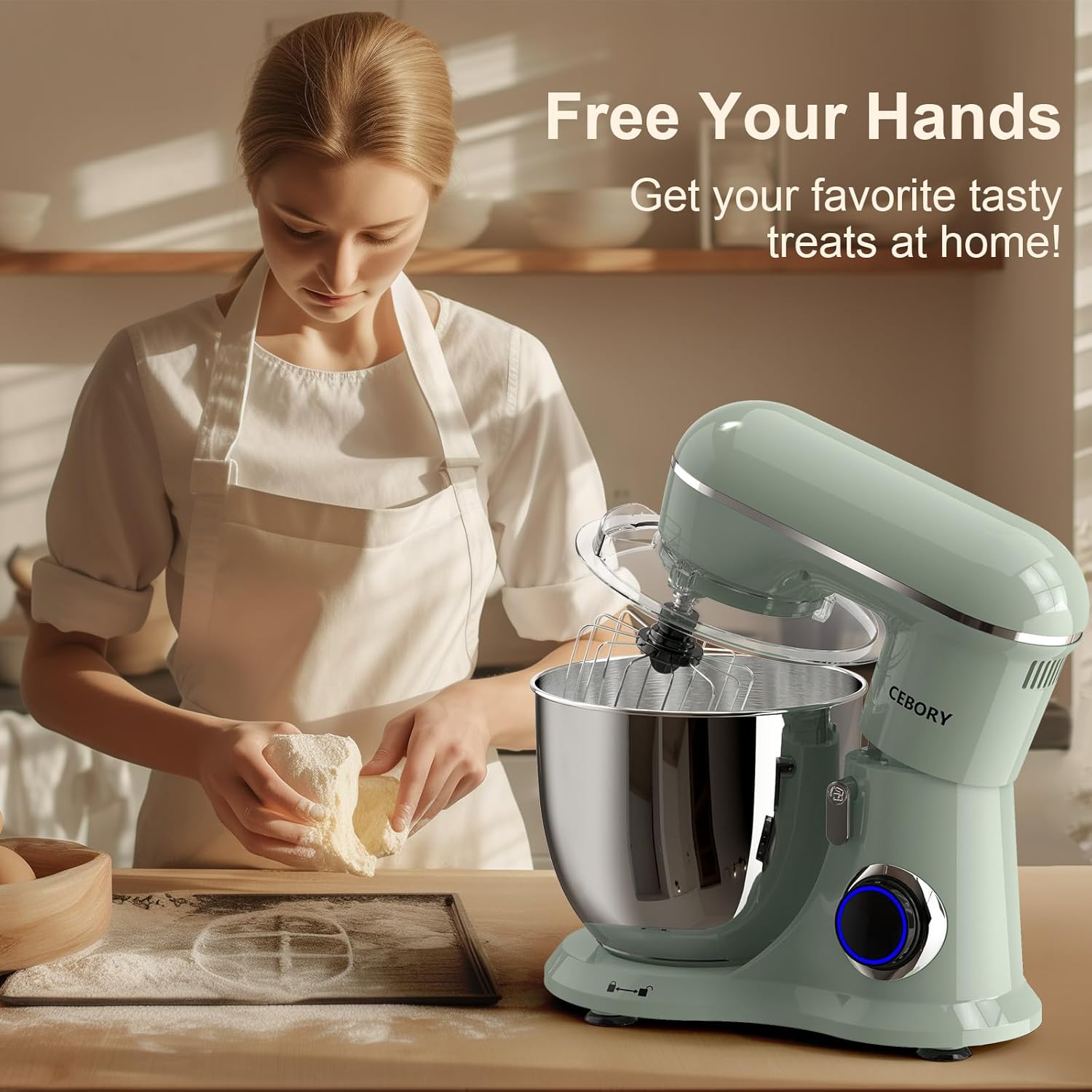Thumbnail 5 de CEBORY 3-IN-1 Mixer 6.5QT 🍞