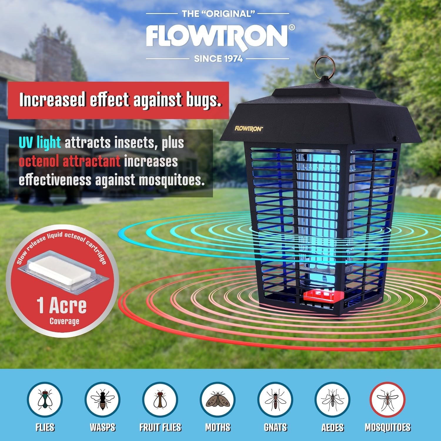 Detalle de Flowtron Bug Zapper 5600V bug killing
