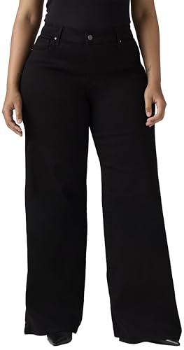Thumbnail 9 de Levi's 318 Shaping Wide Leg Soft Black – bequeme Figuresform mit Controlled Silhouette