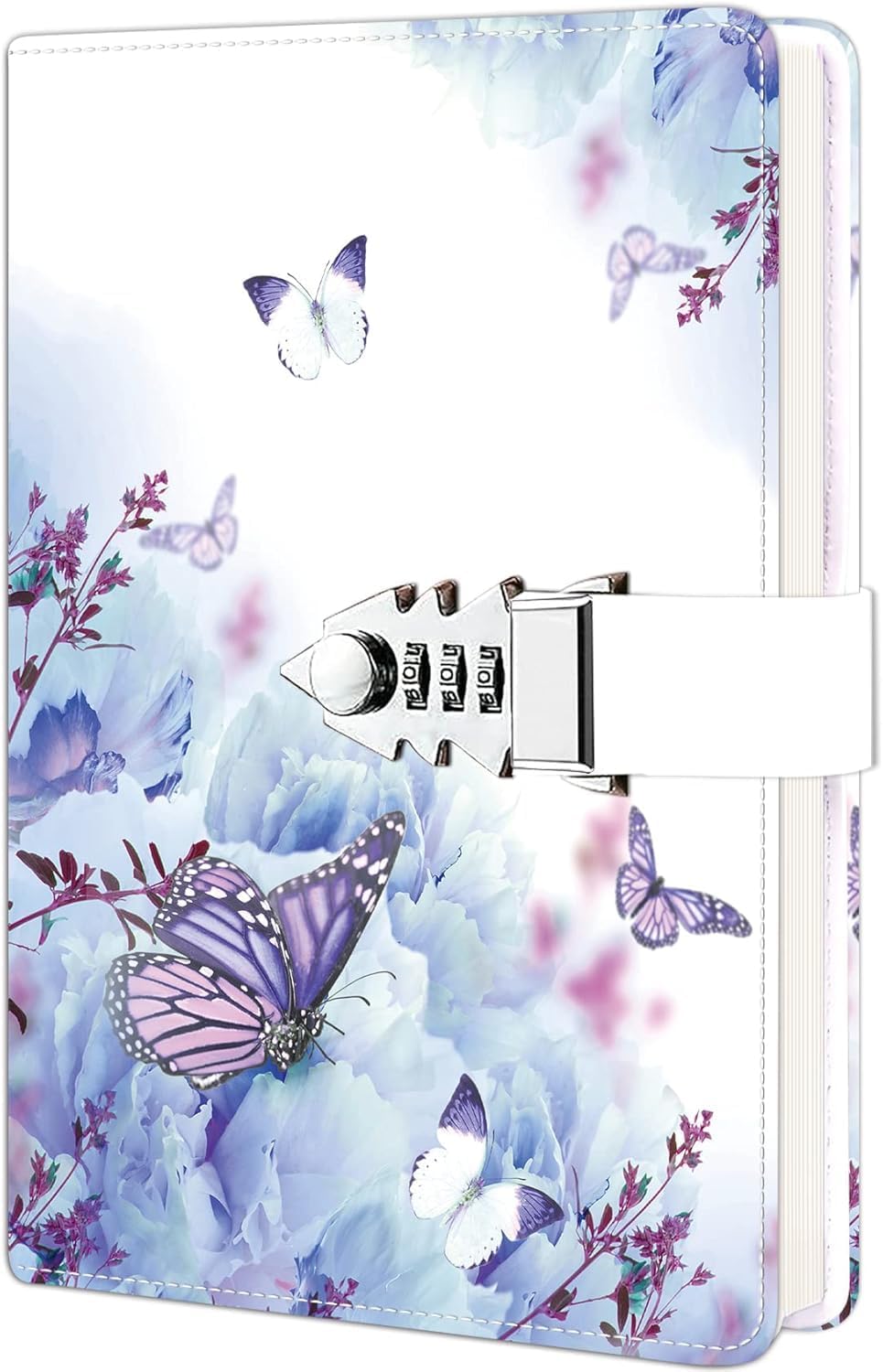 Thumbnail 6 de ZXHQ Journal intime avec code Amandier bleu (21 x 15,5 cm) – 224 pages