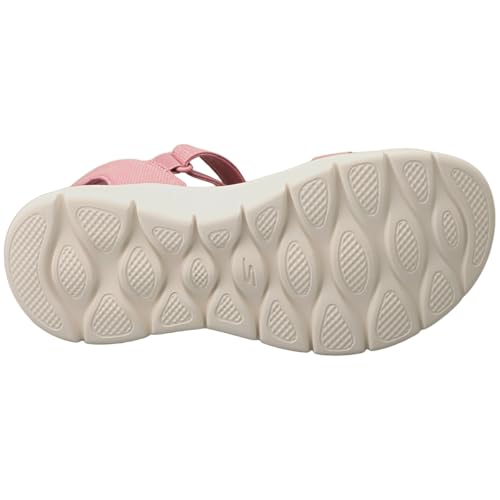 Thumbnail 6 de Skechers Mujer Go Walk Flex Sandal Illuminate Slip-In Mauve Textile 40 EU