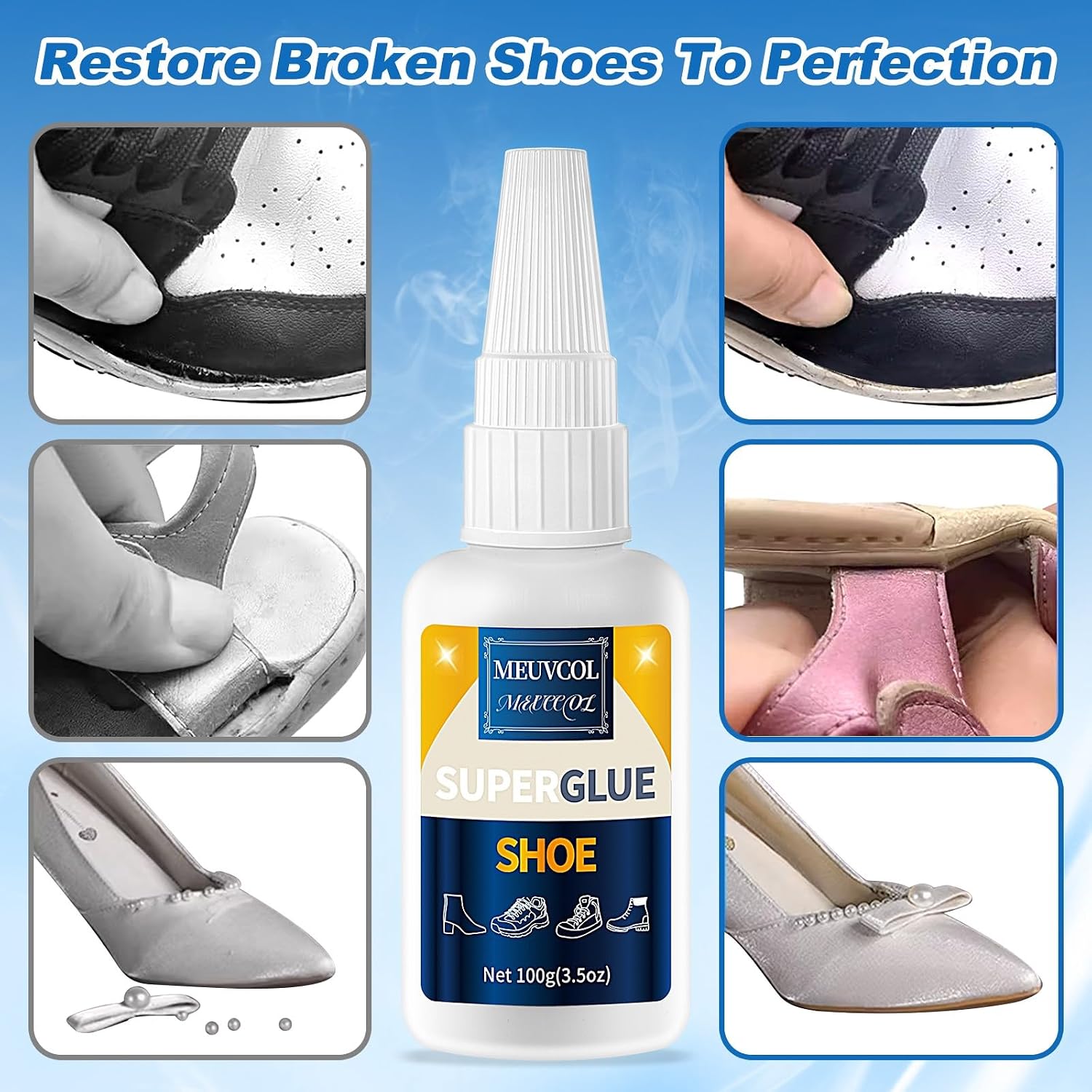 Thumbnail 1 de Shoe Glue Sole Repair 100g – Fast Bonding & Waterproof Strength for Sneakers, Boots and More