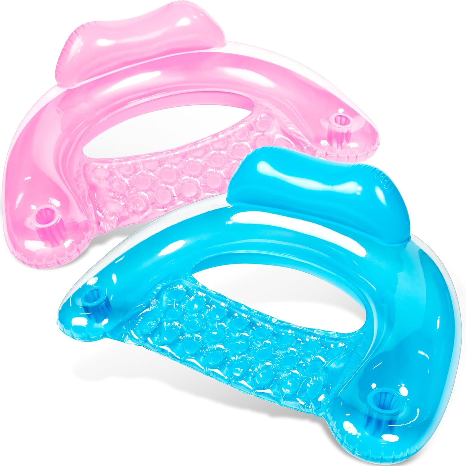 Thumbnail 6 de SLOOSH Inflatable Pool Float Chairs for Adults (2-Pack) with Cup Holders, X-Large