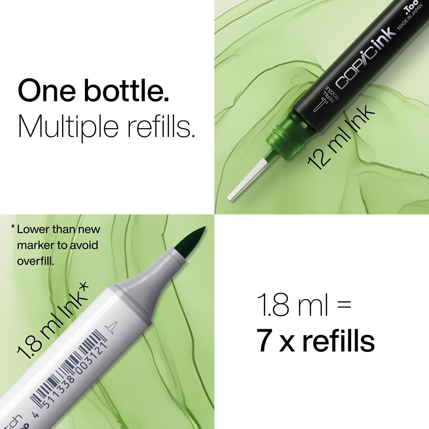 Detalle 2 de Copic Sketch 13 Light Suntan alcoholmarker met penseelpunt en medium punt