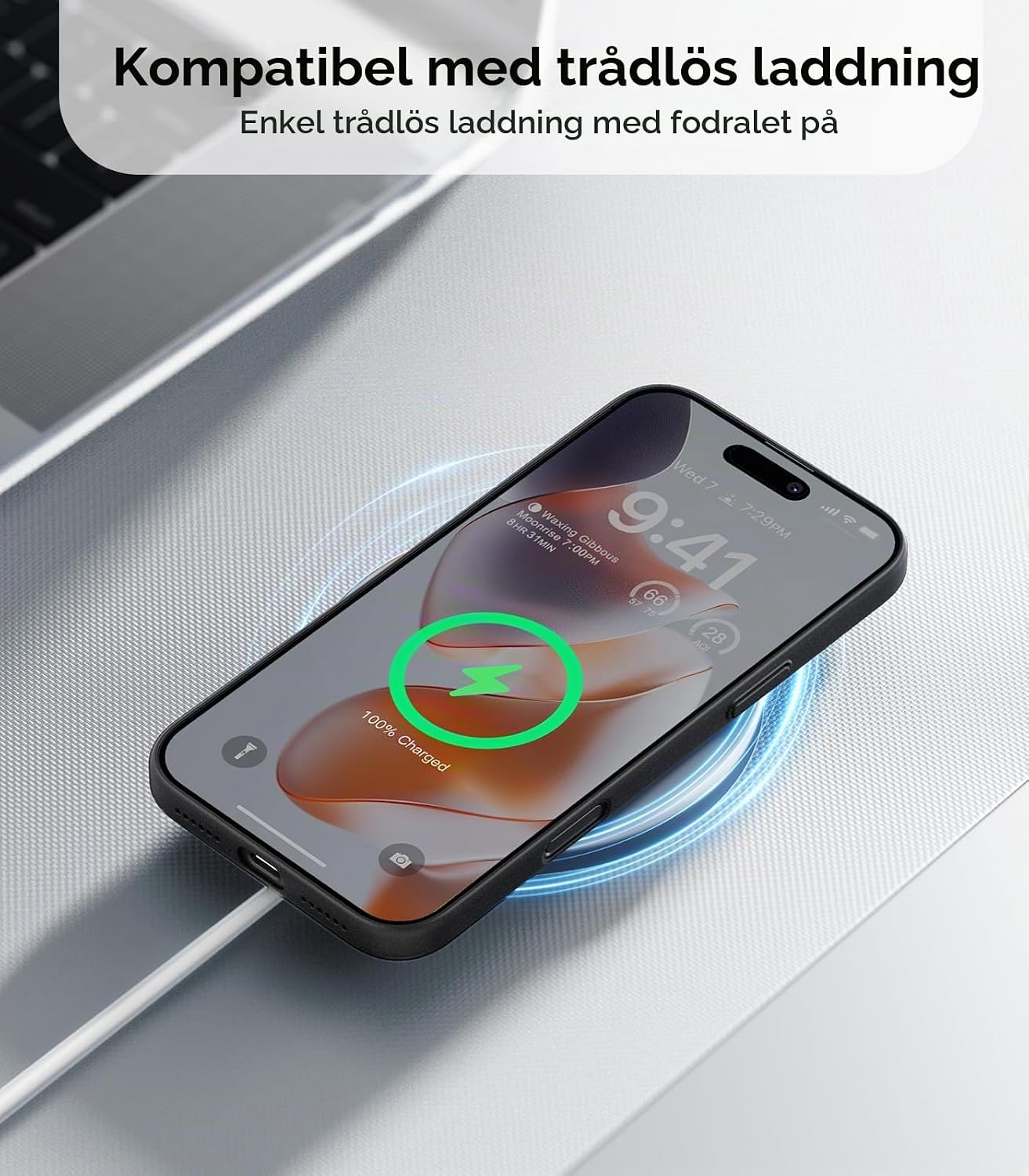 Thumbnail 6 de memumi Ultra Slim-fodral till iPhone 18 Pro Max, 0,3 mm, matt svart