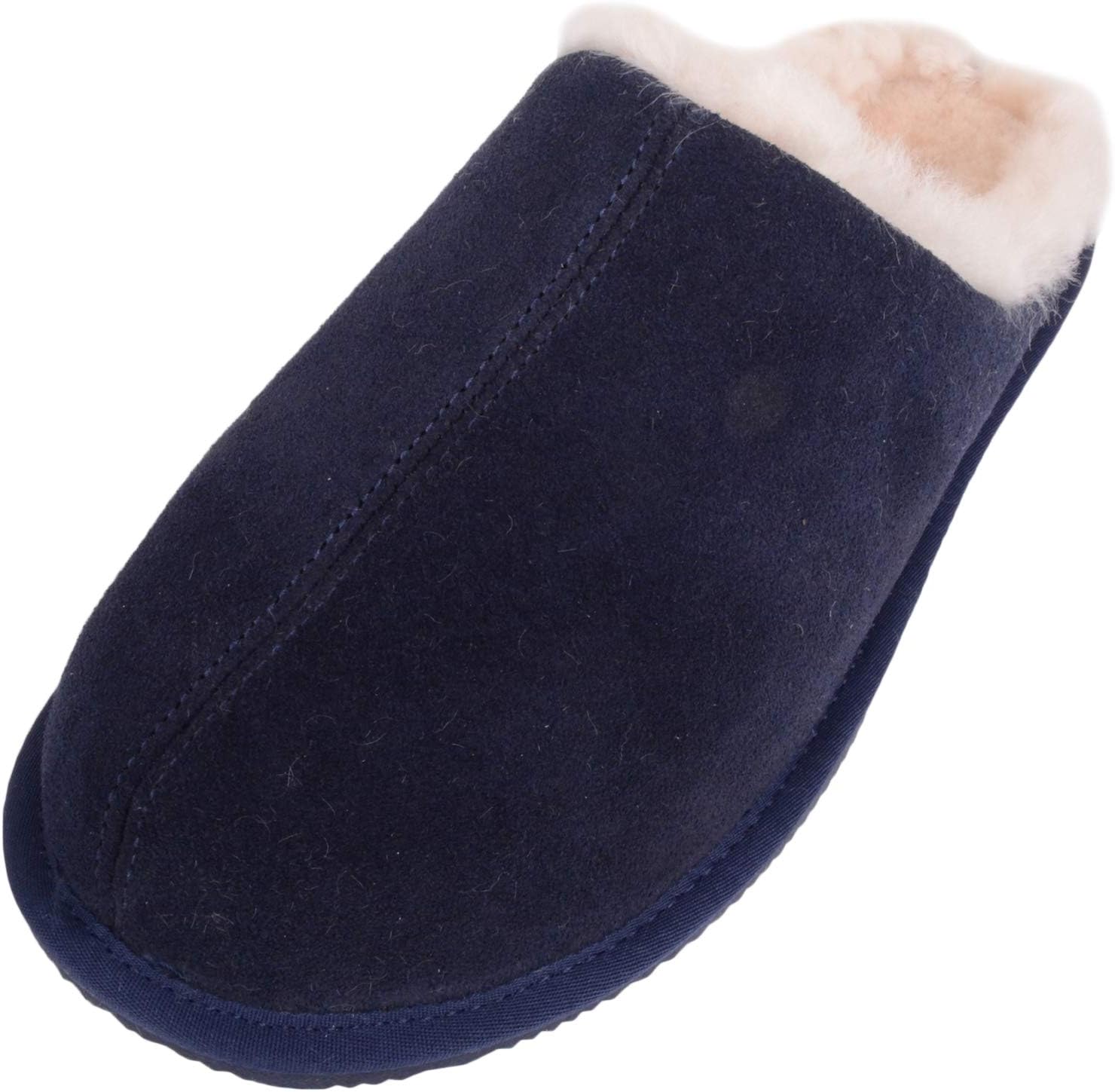 Detalle de SNUGRUGS Men's Newbury Open Back Sheepskin Slippers
