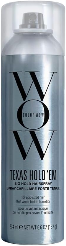Detalle de COLOR WOW Texas Hold 'Em Big Hold-haarspray, sterke flexibele hold, uv- en hittebescherming, 234 ml