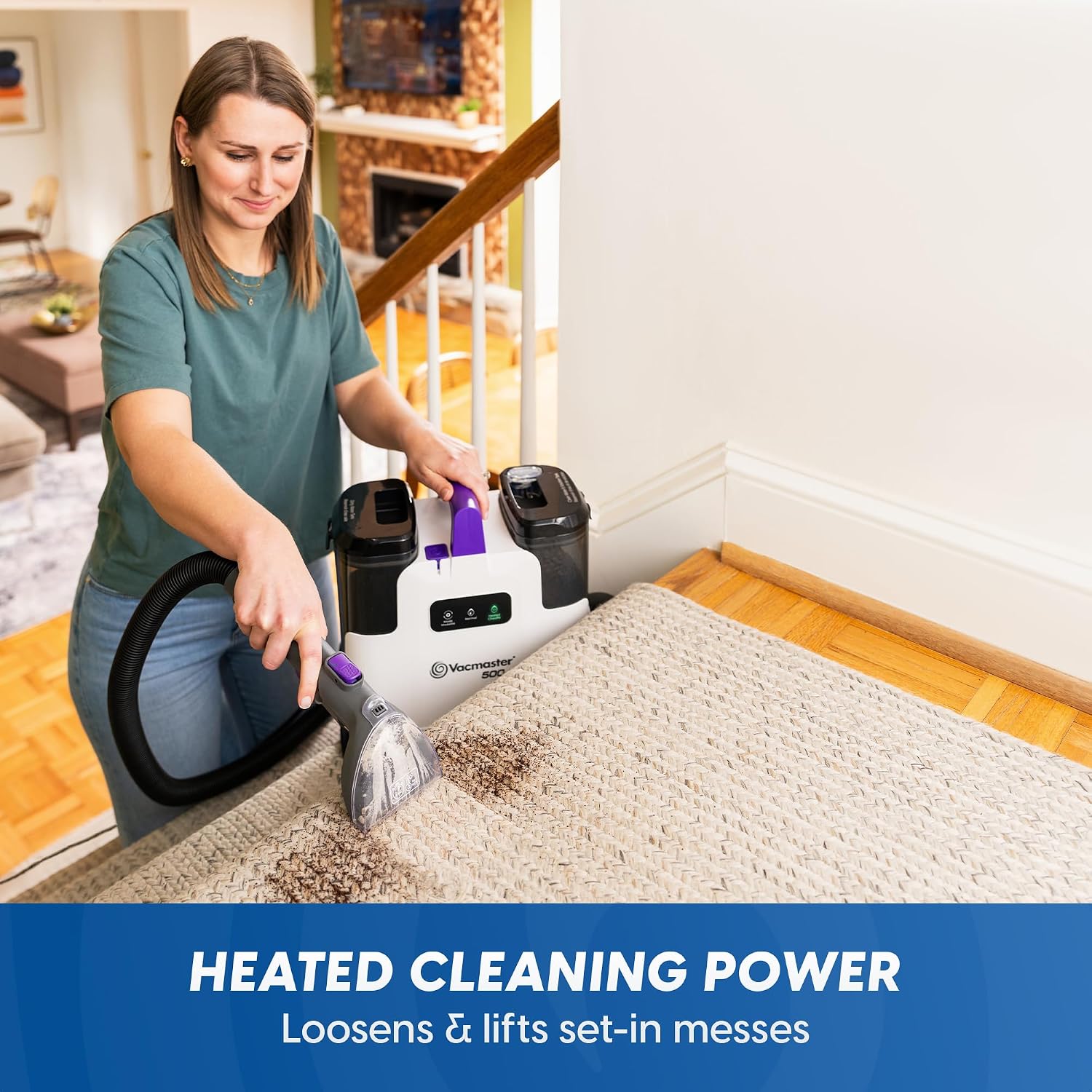 Detalle de Vacmaster 500 Series SCB1001H 0101 Heated Spot Cleaner, 16Kpa Suction