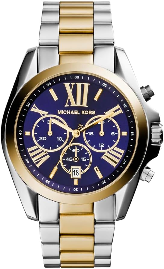 Thumbnail 5 de Michael Kors Orologio Bradshaw da donna, cronografo al quarzo, cassa 44 mm e cinturino in acciaio dorato