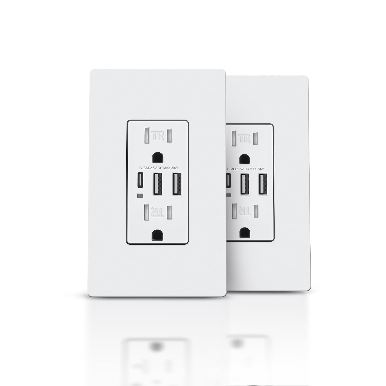 Detalle de TOPELER USB wall outlet 30W