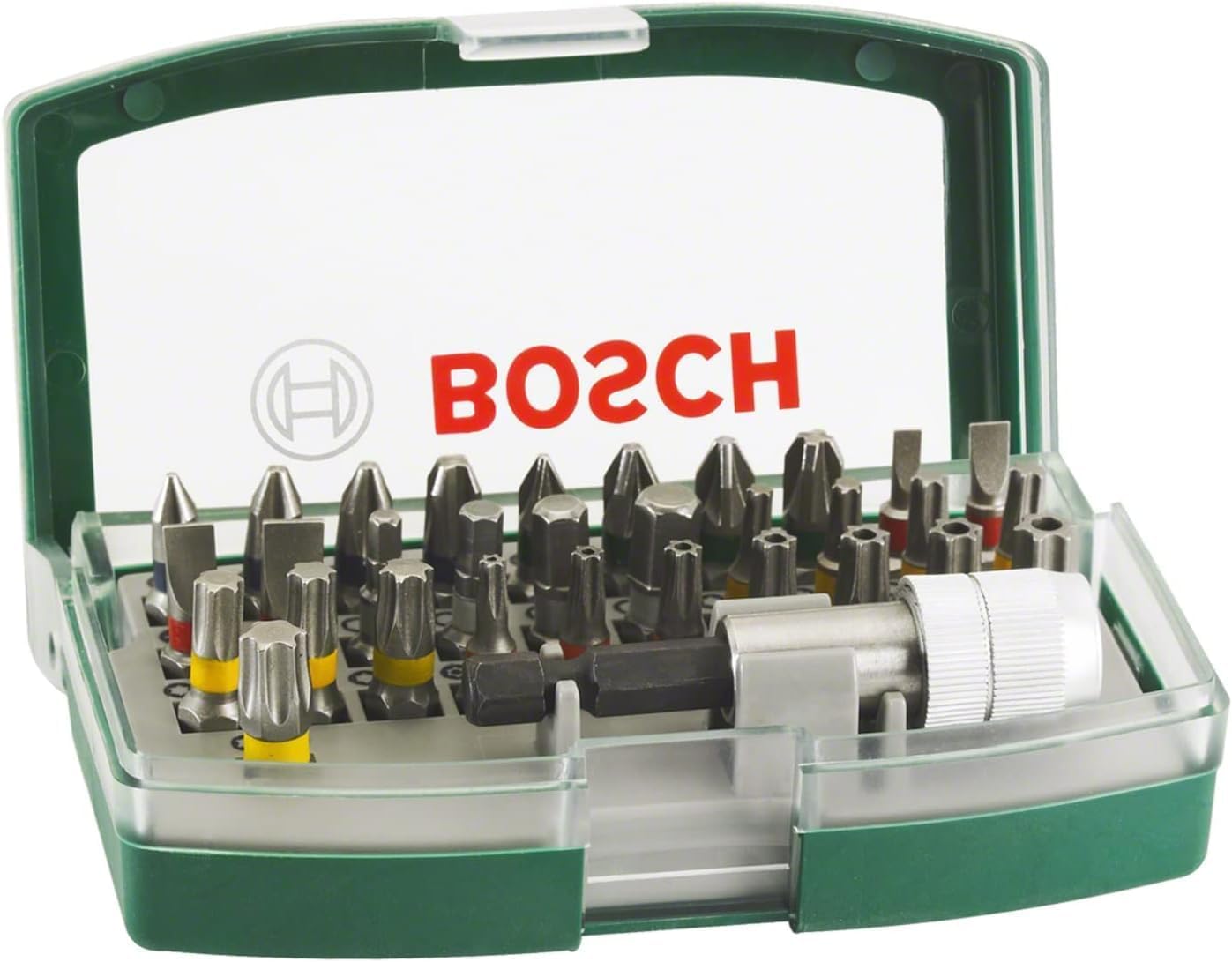 Thumbnail 6 de Bosch 32pc Screwdriver Bit Set with magnetic universal holder (PH, PZ, Hex, T, TH, S-bits)