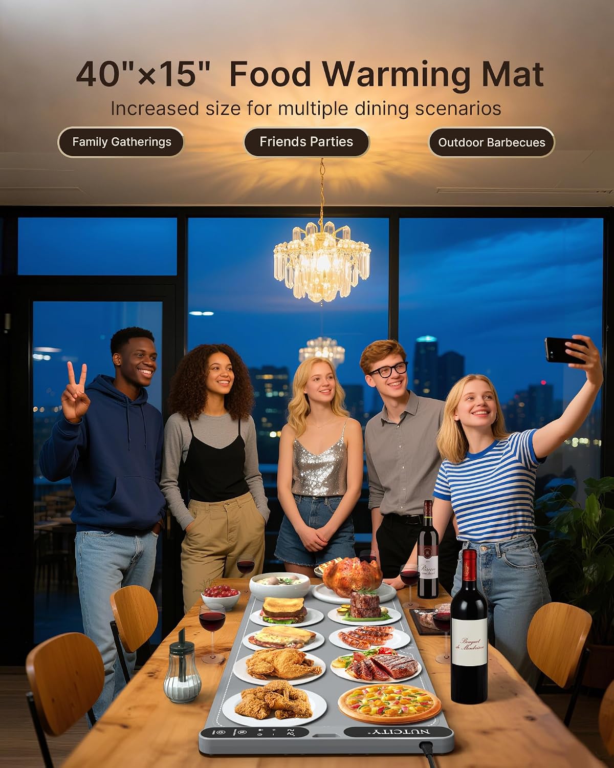 Detalle 2 de NUTCITY Food Warming Mat 40" x 15