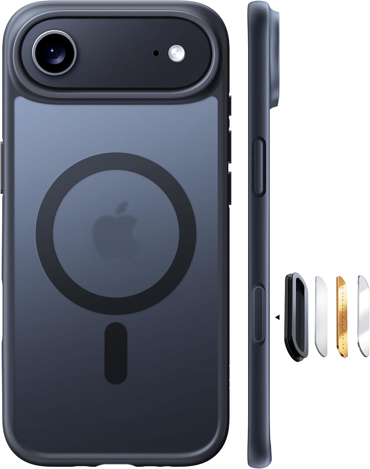 Detalle de TORRAS Guardian-Mag iPhone 17 Air Hülle MagSafe Matt Schwarz