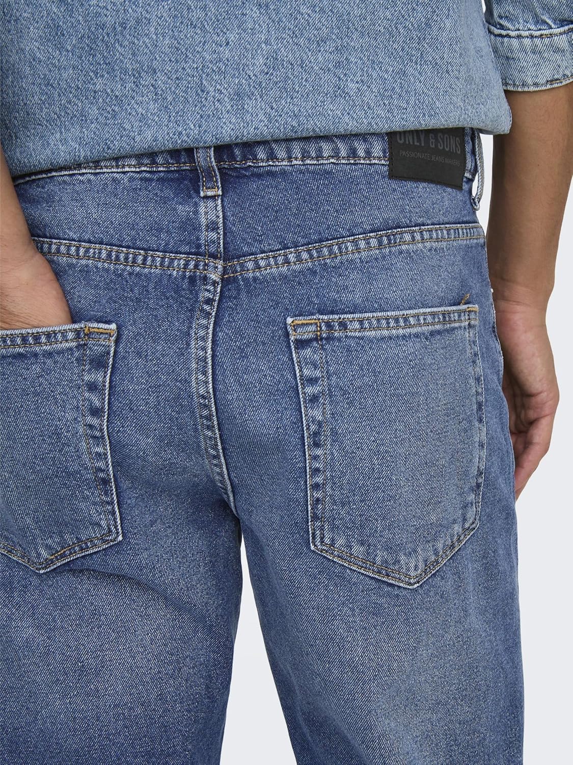 Thumbnail 6 de Only & Sons Men’s Onsyoke Tapered Box Tai DNM Cbo Noos Jeans