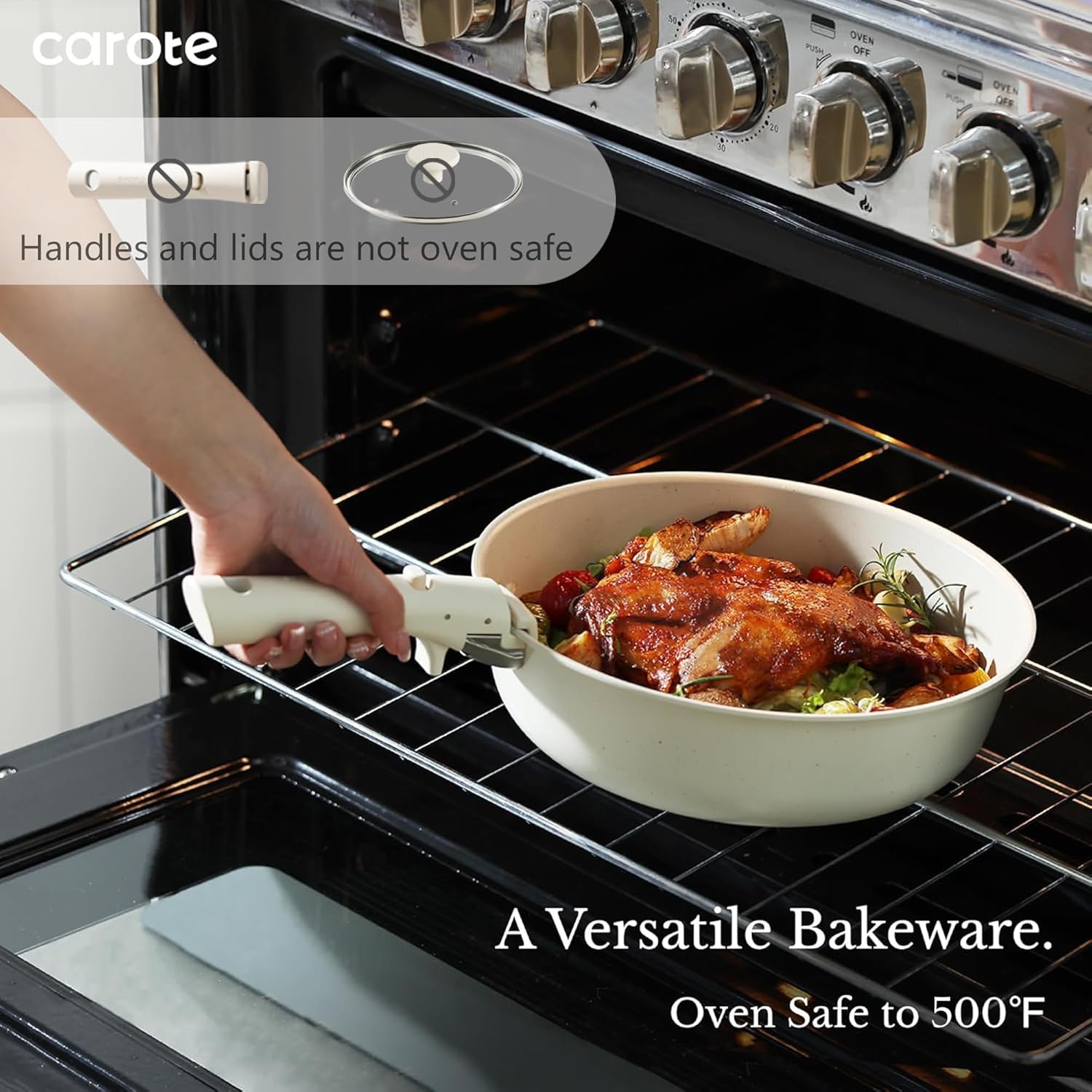 Thumbnail 3 de CAROTE 17pcs Nonstick Cookware Set