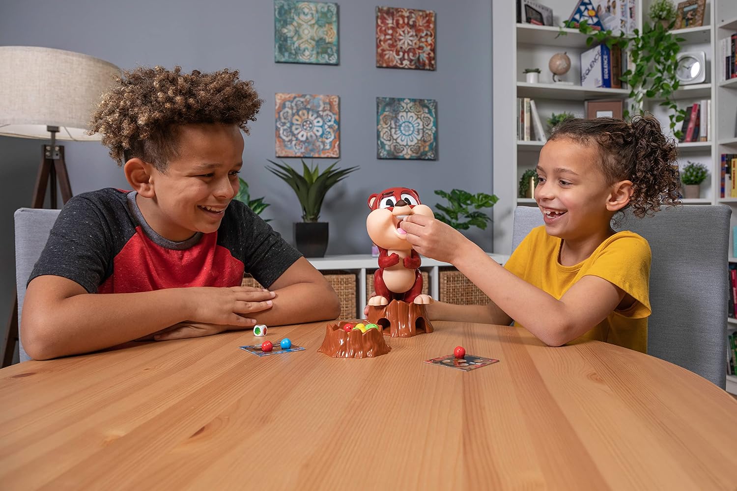 Detalle de Goliath Mampfender Max kinderspel met dobbelsteen en snelle reacties