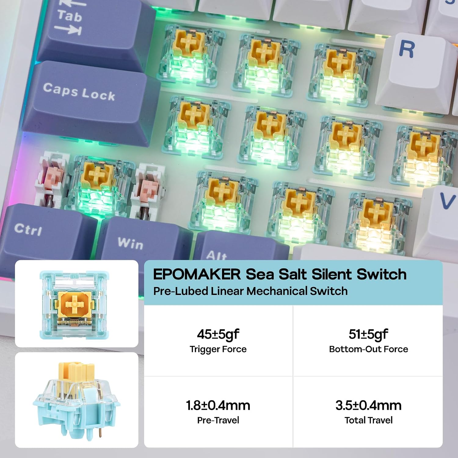 Thumbnail 5 de EPOMAKER TH108 PRO Full Size Keyboard